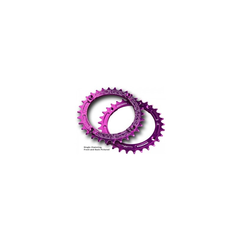 RACE FACE CHAINRING SINGLE NARROW WIDE 104X32 PURPLE