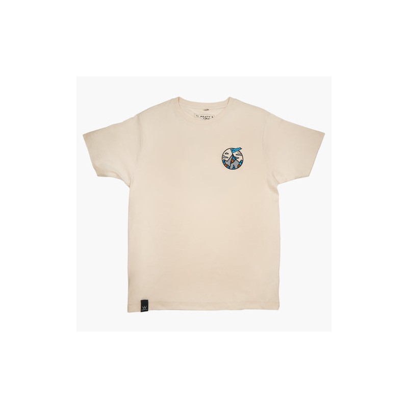 Peaty's Ride Wear RideWear T-Shirt - Flag / Linen - M