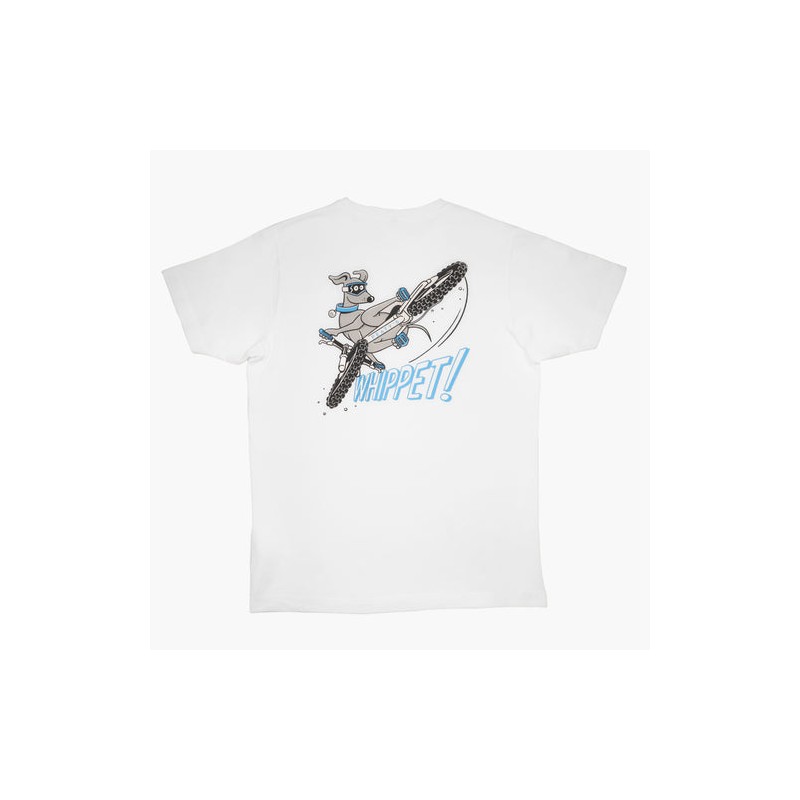 Peaty's Ride Wear RideWear T-Shirt - Whippet / White - M