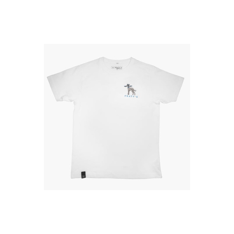 Peaty's Ride Wear RideWear T-Shirt - Whippet / White - M