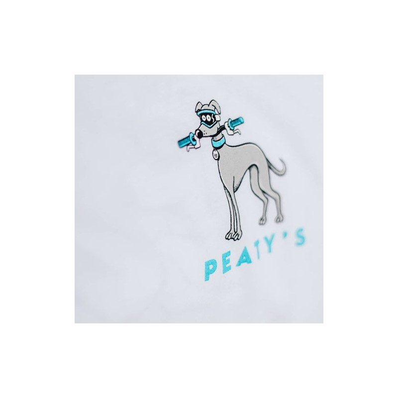 Peaty's Ride Wear RideWear T-Shirt - Whippet / White - M