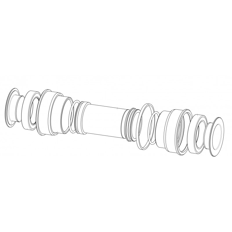 BLACK PEAK BOTTOM BRACKET BB92 SHIMANO 24MM AXLE