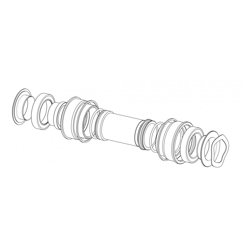 BLACK PEAK BOTTOM BRACKET BB92 SRAM 22/24mm AXLE