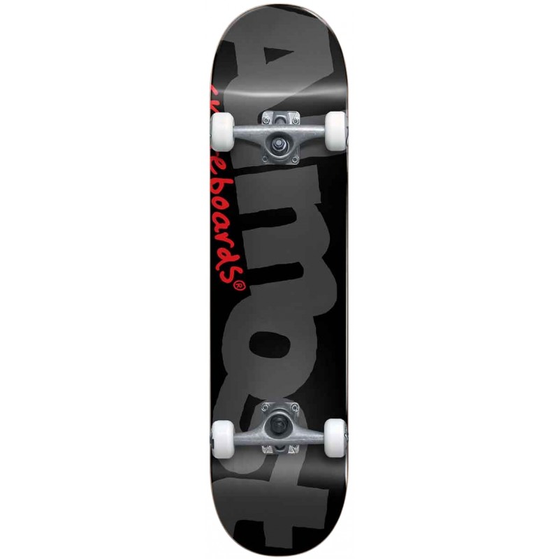ALMOST 8.125 LOGO LAND Black Complete