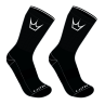 Peaty's Shredsocks - Black / White Crown
