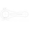 BLACK PEAK D47 BOTTOM BRACKET WRENCH