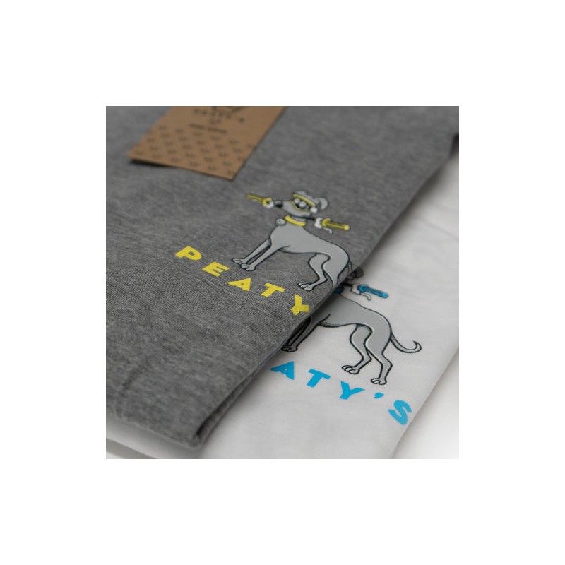 Peaty's Ride Wear RideWear T-Shirt - Whippet / Melange Grey - M