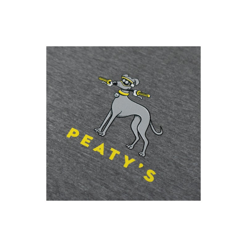 Peaty's Ride Wear RideWear T-Shirt - Whippet / Melange Grey - M