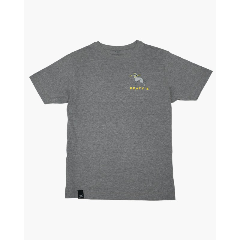 Peaty's Ride Wear RideWear T-Shirt - Whippet / Melange Grey - M