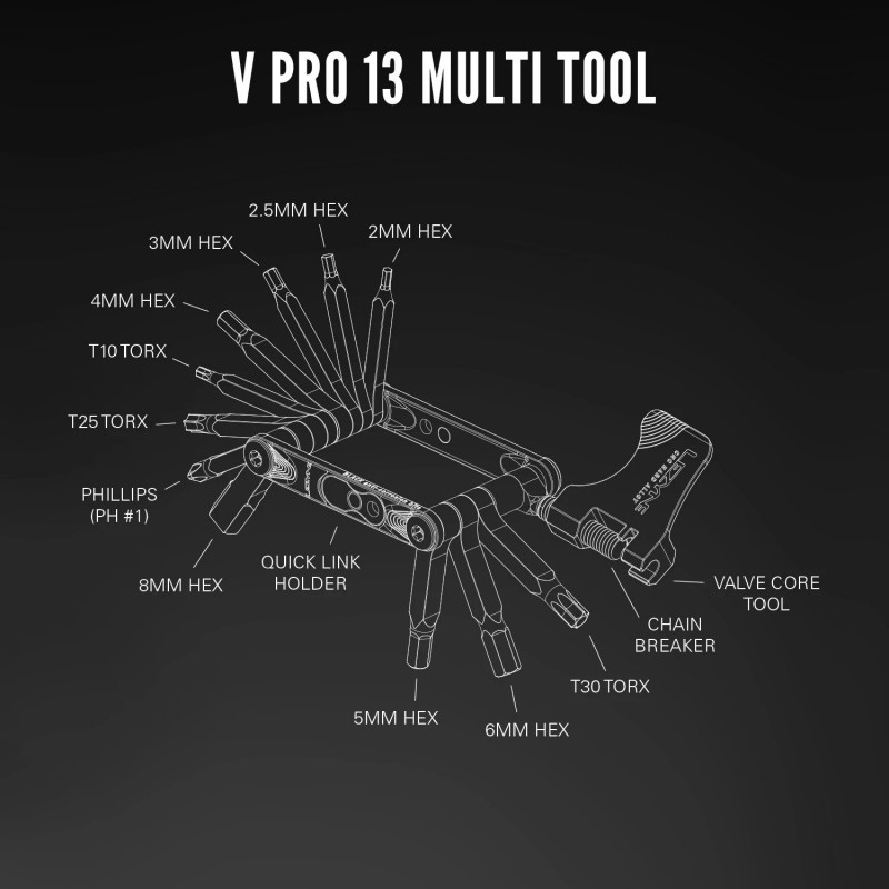 LEZYNE MULTI TOOLS - VPRO13 - BLACK