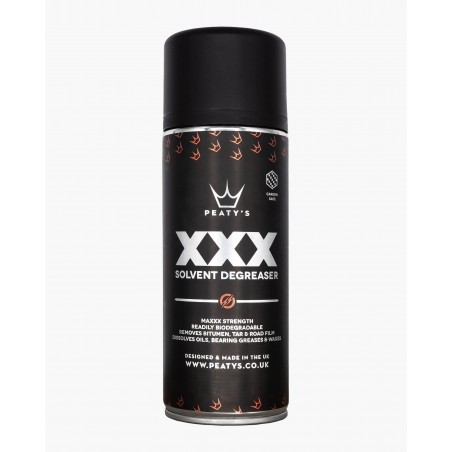 Peaty's Triple X Solvent Degreaser 400ml Aerosol