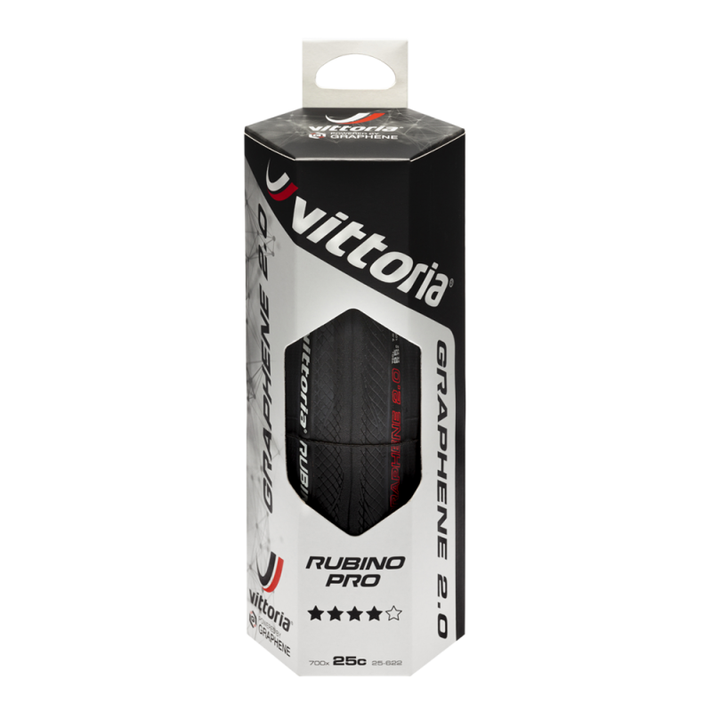 VITTORIA Rubino Pro IV 700x25c fold full black G2.0 Tire