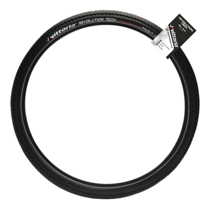 VITTORIA Revolution Tech 26x2.0 rigid refl full black G2.0 Tire