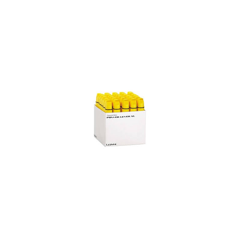 LEZYNE POWER LEVER XL Yellow Box Of 30 Tire Levers