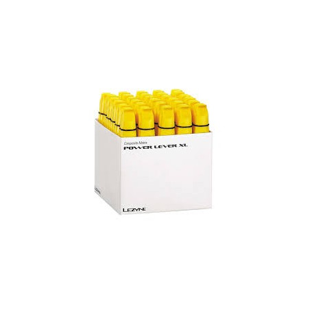 LEZYNE POWER LEVER XL Yellow Box Of 30 Tire Levers