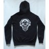 INVERT CHAIN SKULL BLACK HOODY XL