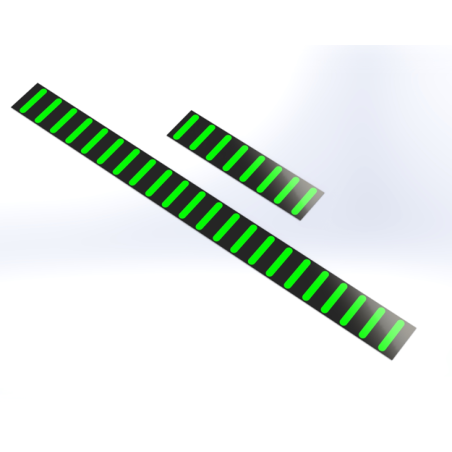 RRP PROGUARD REAR STICKERS STANDARD NEON GREEN