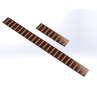 RRP PROGUARD REAR STICKERS STANDARD ORANGE