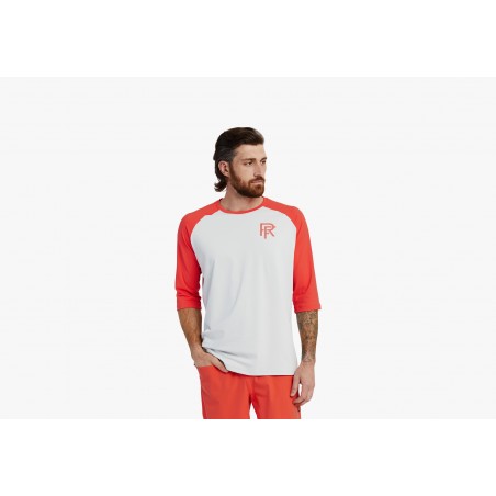 RACE FACE Commit 3/4 Sleeve Tech Top Coral L