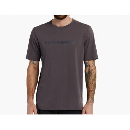 RACE FACE Commit Short Sleeve Tech Top Charcoal M