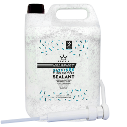 Peaty's Holeshot BioFibre Tubeless Tire Sealant 5L Workshop Pump Tub