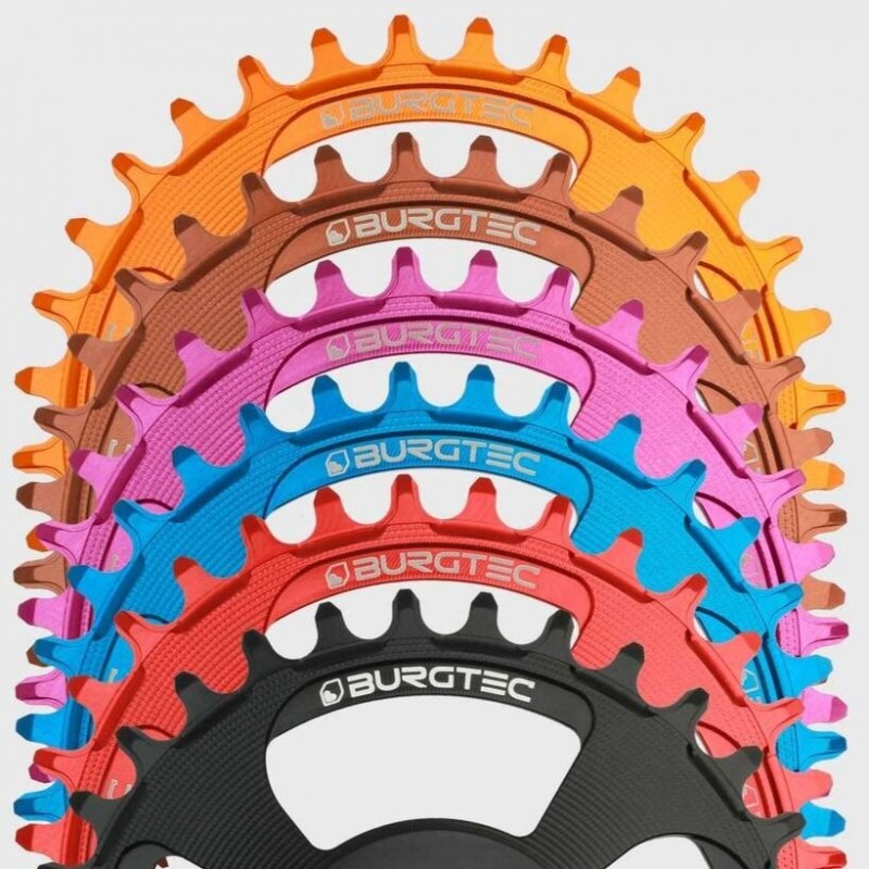 BURGTEC Shimano Direct Mount Thick Thin Chainring - 34T - Burgtec Black