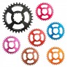 BURGTEC GXP 6mm Offset Thick Thin Chainring ­ Race Red 34T