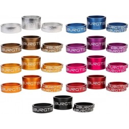 BURGTEC Stem Spacers ­ Rhodium Silver