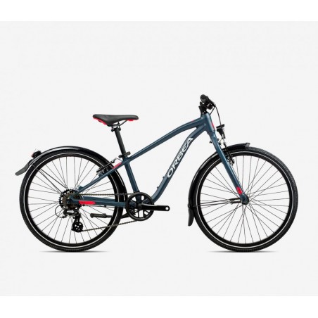 ORBEA MX 24 PARK Blue Bondi - Bright Red